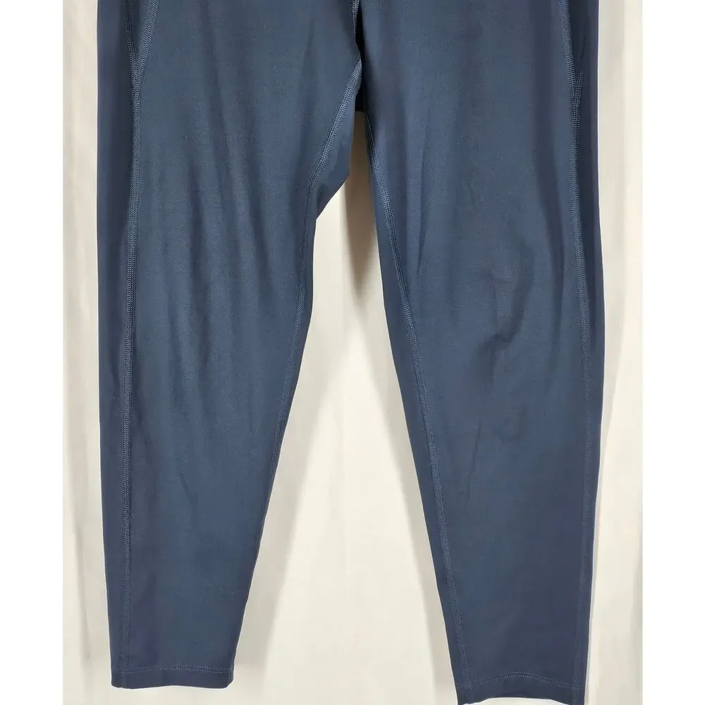 GIRLFRIEND COLLECTIVE COMPRESSIVE HIGH‑RISE LEGGING – SKYLINE BLUE – SIZE LARGE